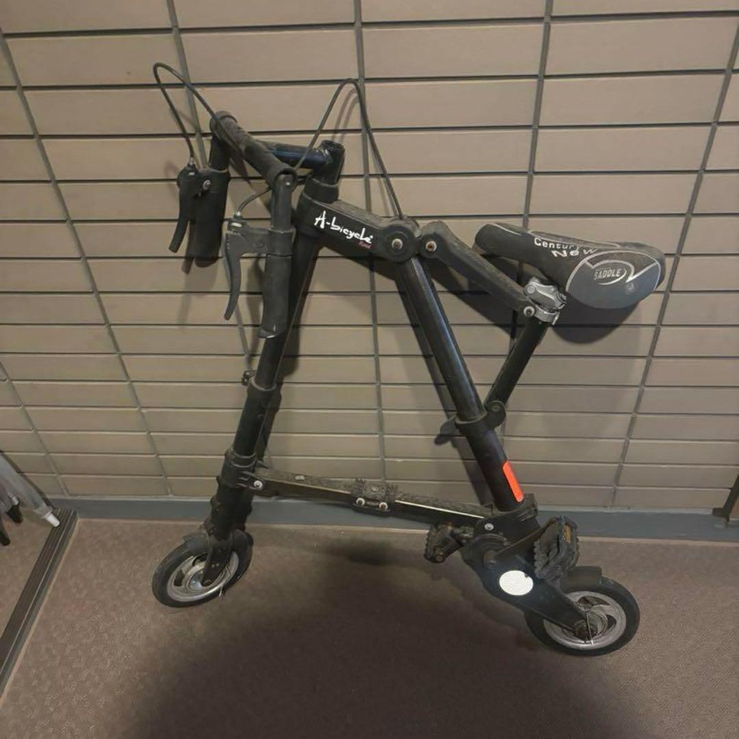 【A-bicycle 折りたたみ自転車 黒】