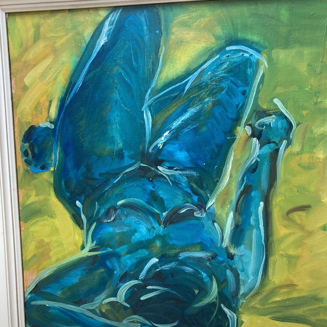 青裸婦　作者　Hiroko.M 師　松本俊郎氏　韓日芸術祭展主催