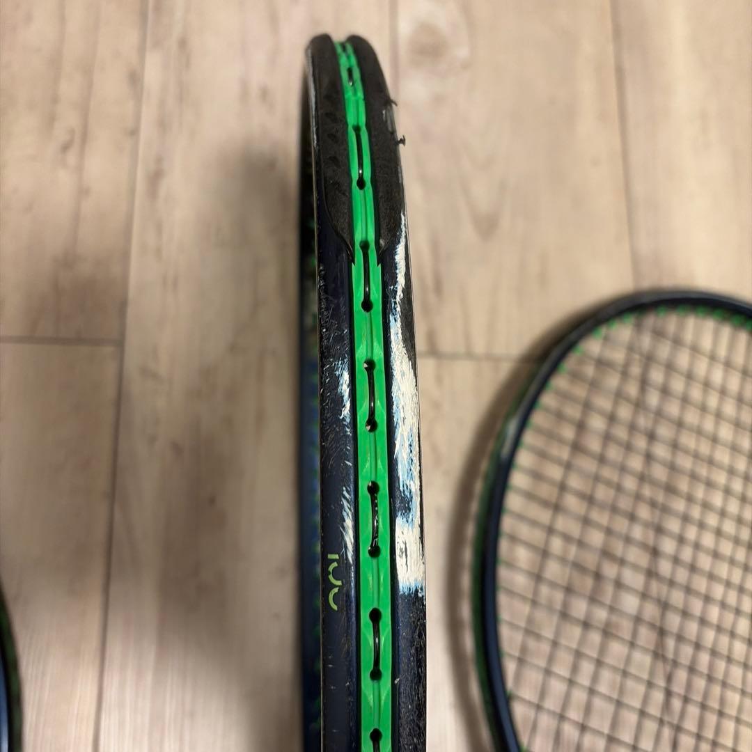 ファトムプロ100テニスラケット 3本セット