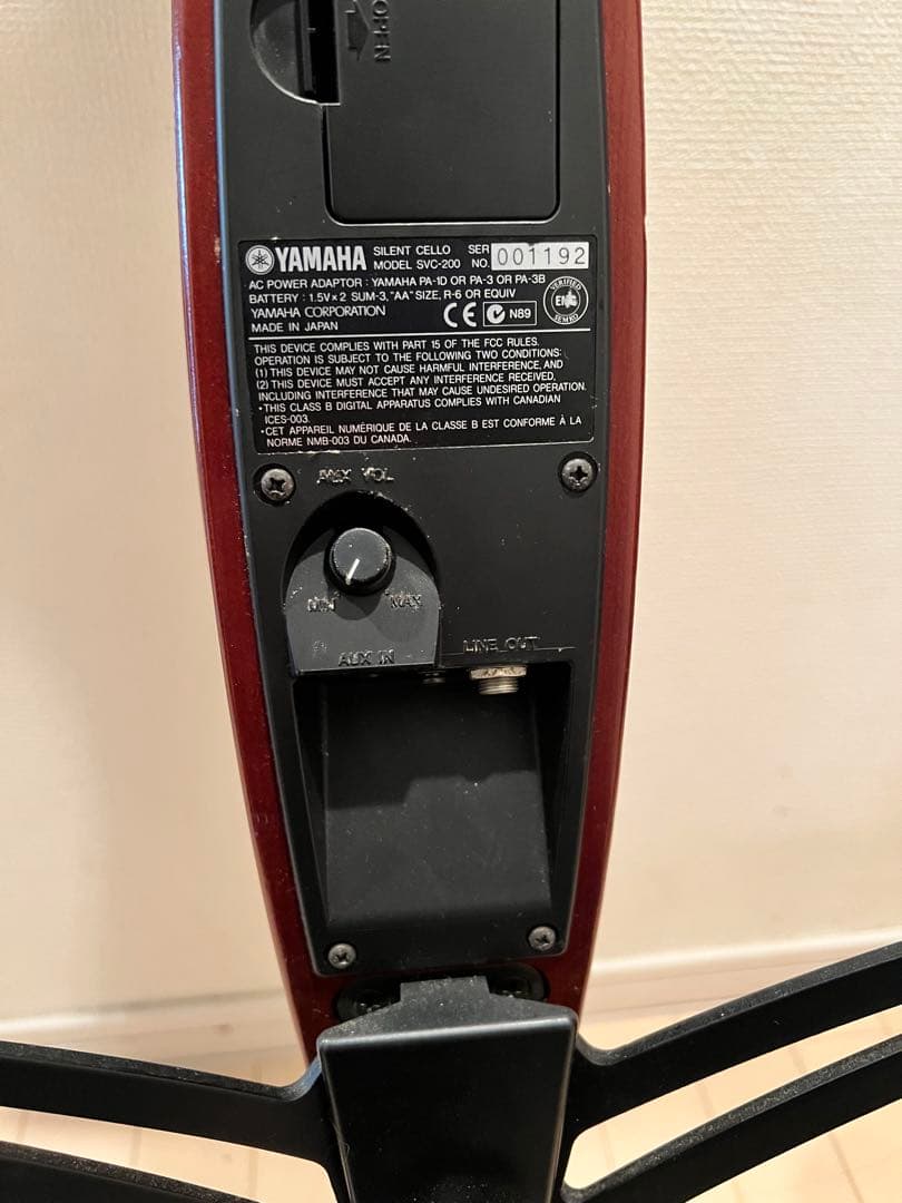 Unagi　サイレントチェロ　YAMAHA SVC200