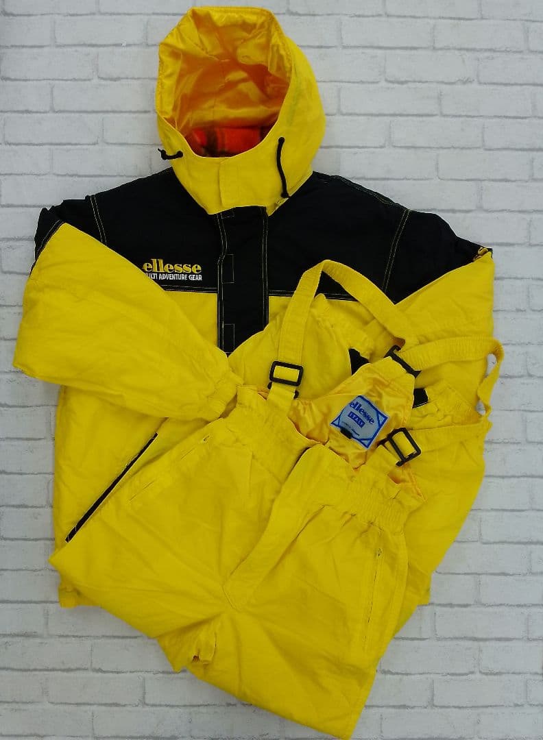 E113　ellesse　エレッセ　アノラック　スキーウェア　上下セット