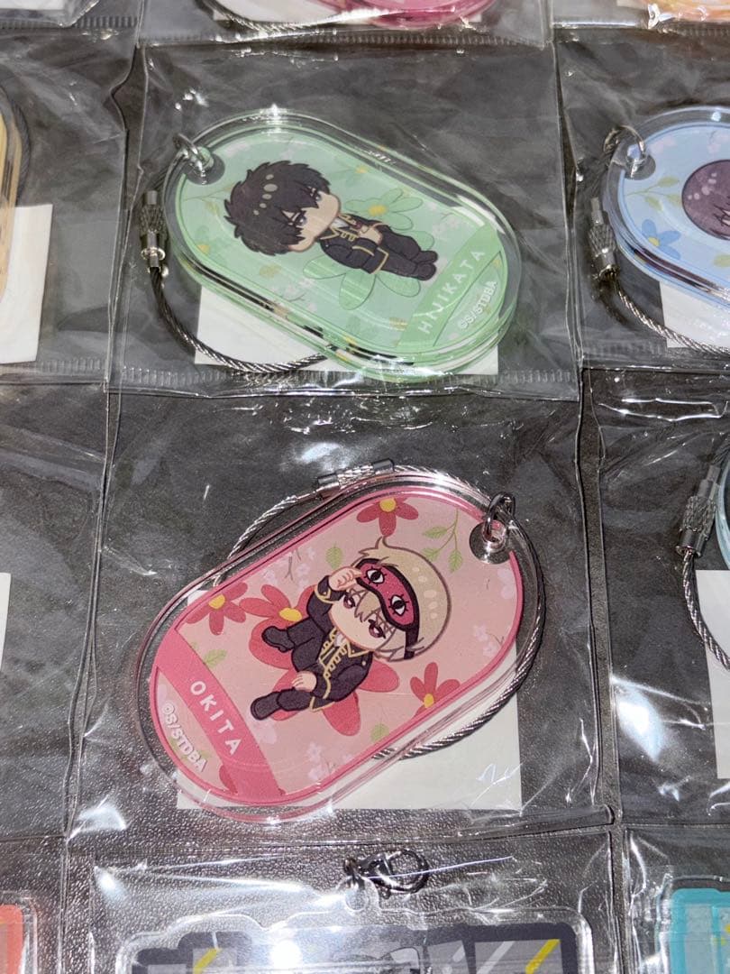 銀魂　3年Z組銀八先生　アクリルチャーム　2連ワイヤー　BIG アクキー