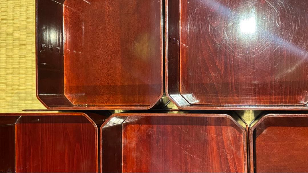 溜塗 大徳寺弁当 10客 縁高 共箱