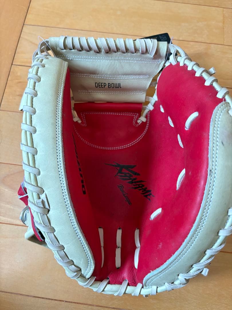 軟式野球グローブ DEEP BOWL レッド