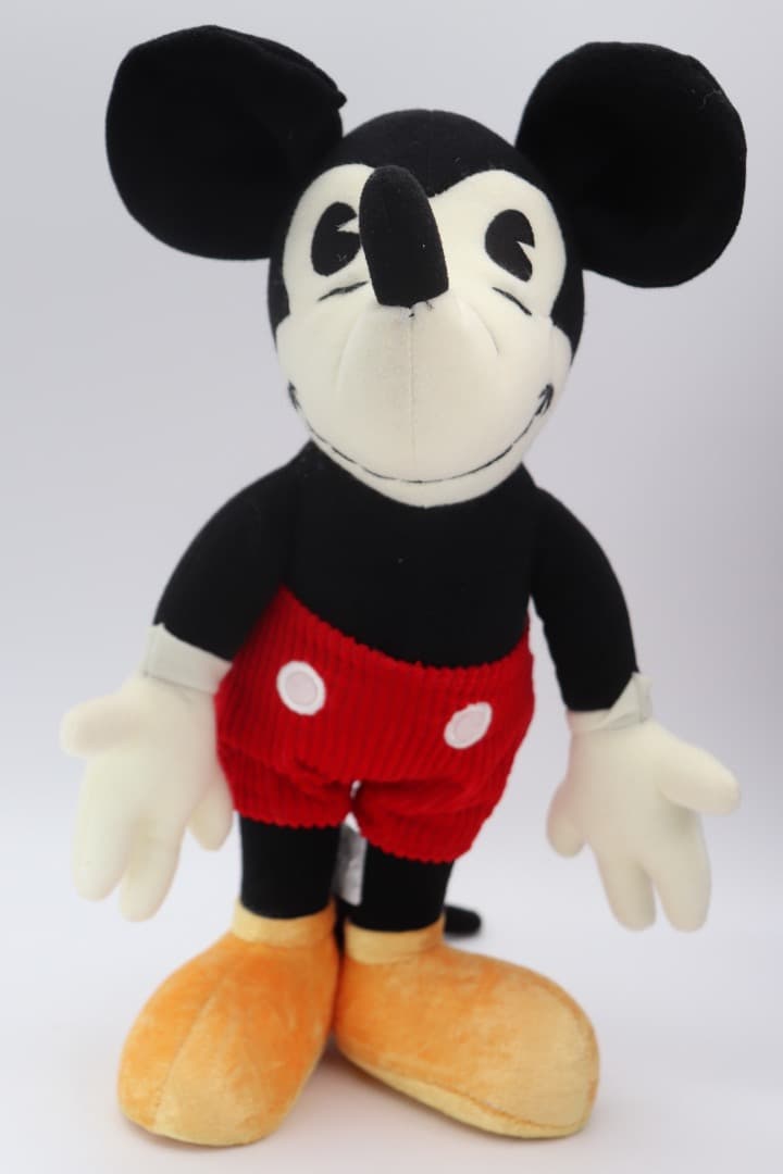 75周年ミッキーマウス ぬいぐるみ 約34cm レアアイテム