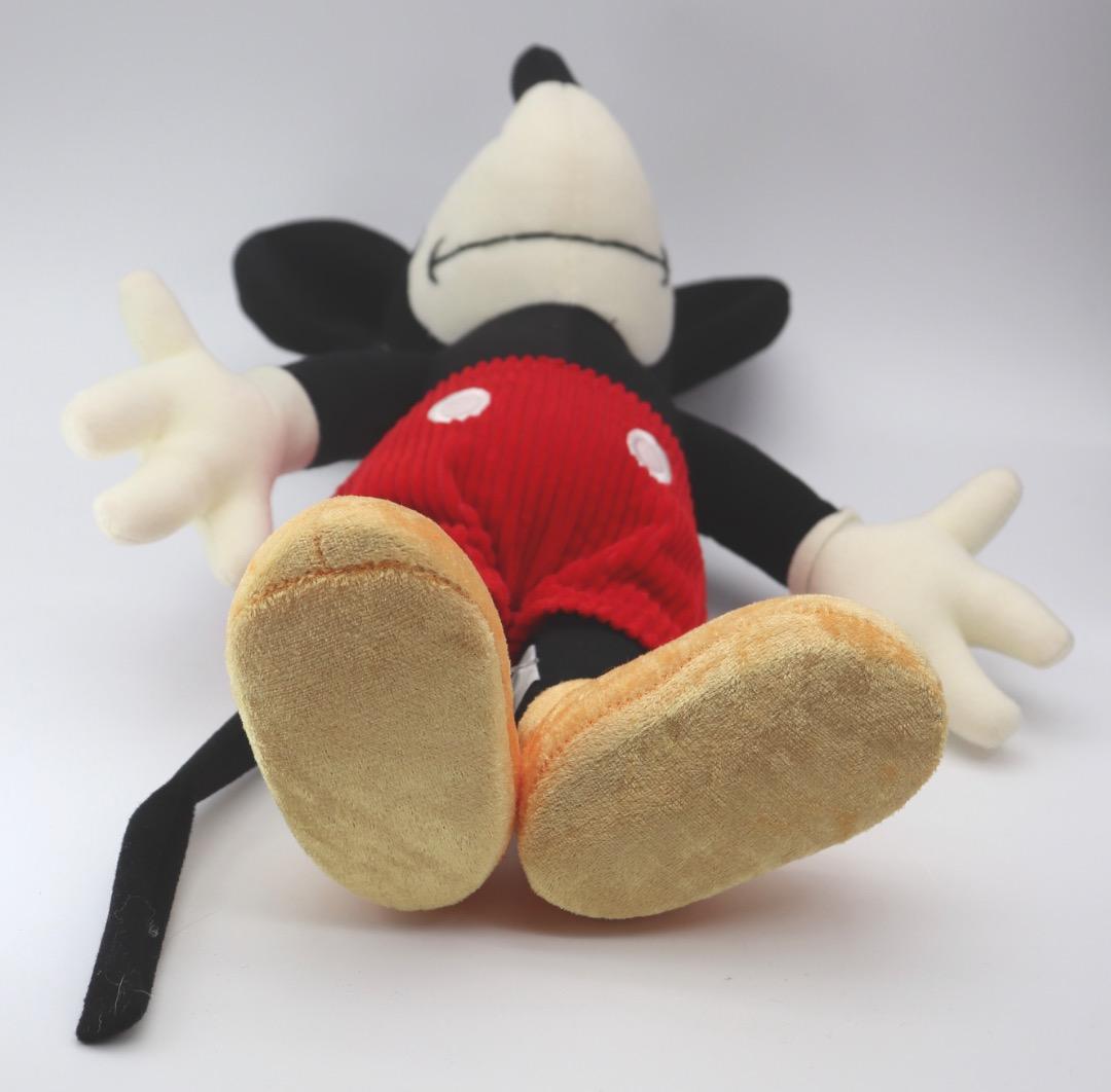 75周年ミッキーマウス ぬいぐるみ 約34cm レアアイテム