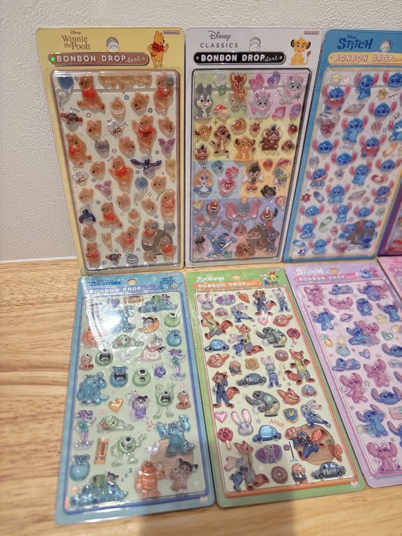 【正規品】ボンボンドロップシール　ディズニー　コンプリート