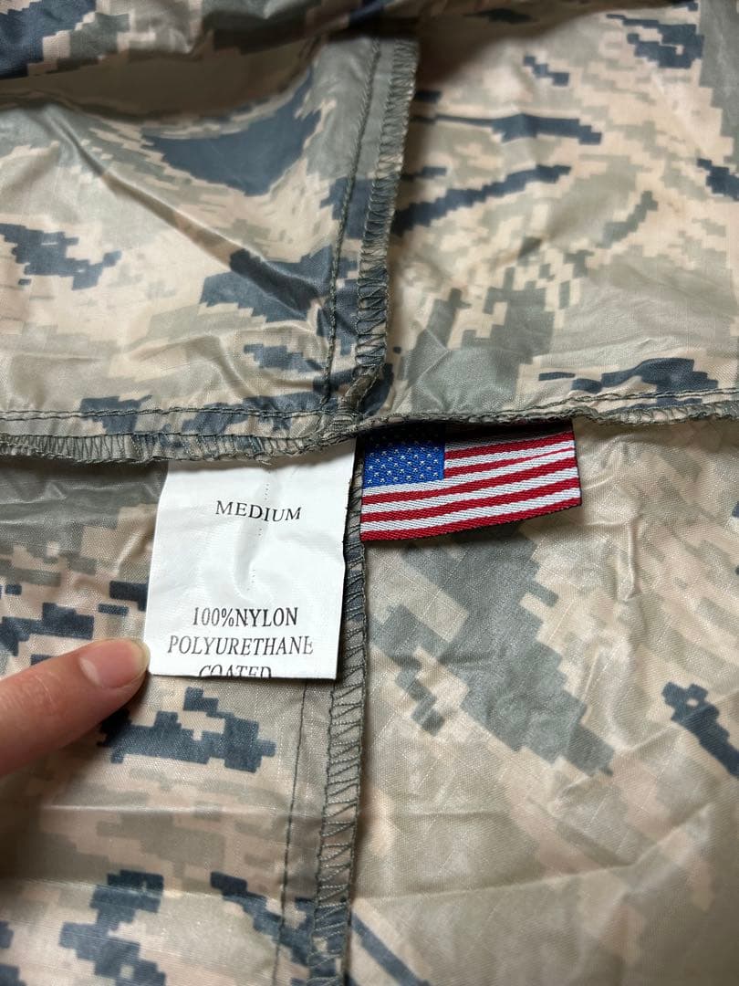 米軍　デジタルカモ　フード　ミリタリージャケット/カーゴパンツセットアップ　M