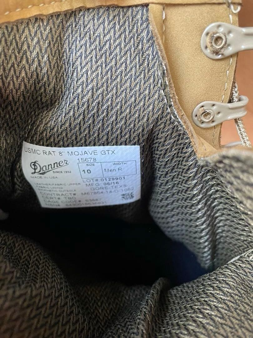 Danner 米軍 USMC RAT ブーツ 10R 未使用 箱あり 即購入OK