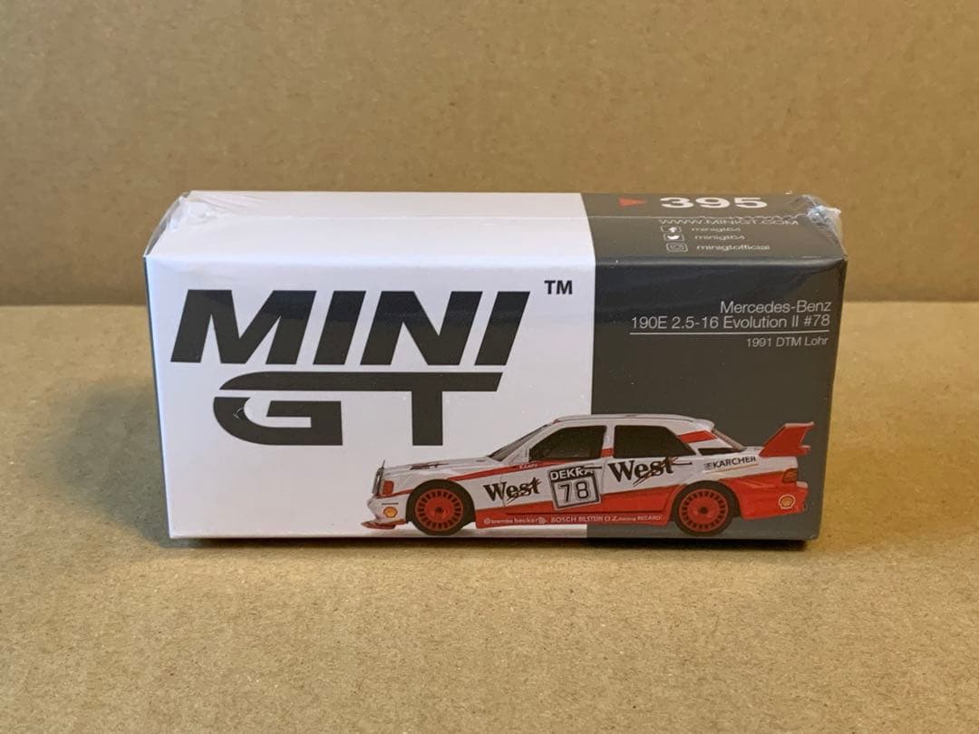 MINI GT 1/64 メルセデスベンツ 190E 2.5-16 DTM