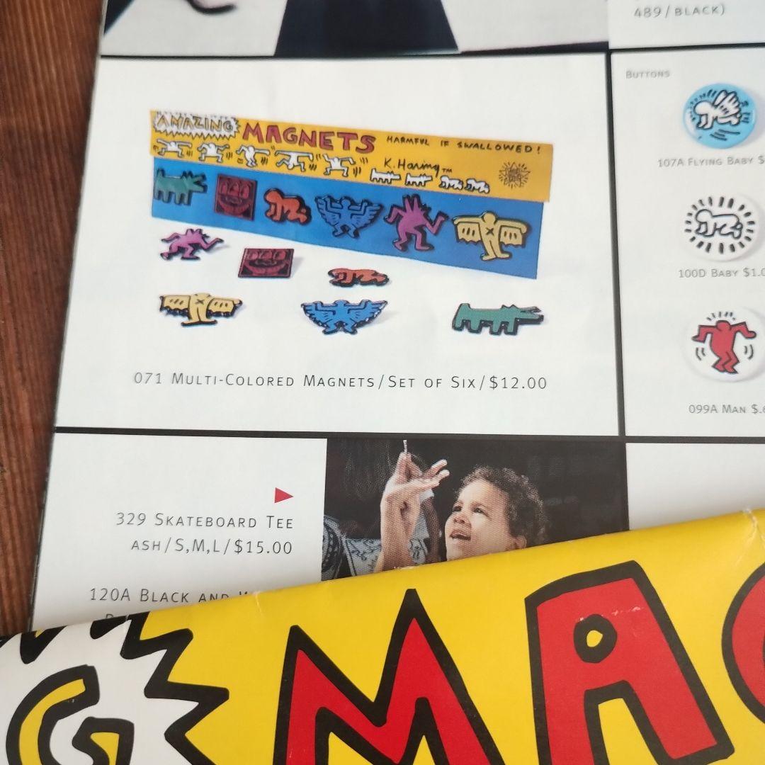 80年代後半　Keith Haring　キースヘリング紙袋＆　マグネット未開封
