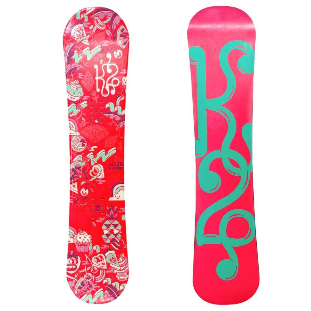 【3点セット】ジュニアスノーボード K2ケーツー LIL KANDI 120cm