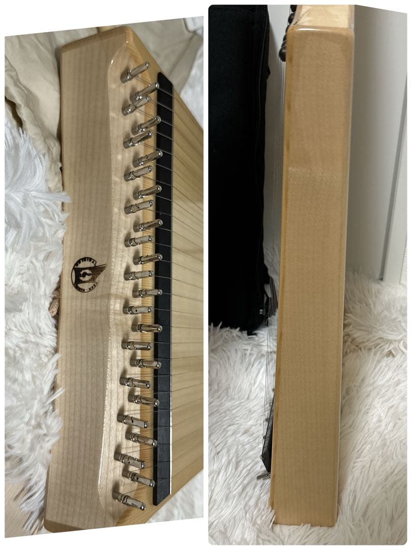 美品ヘルマンハープ ローレライシリーズ　ゴールド Mタイプ 25弦 2013年製