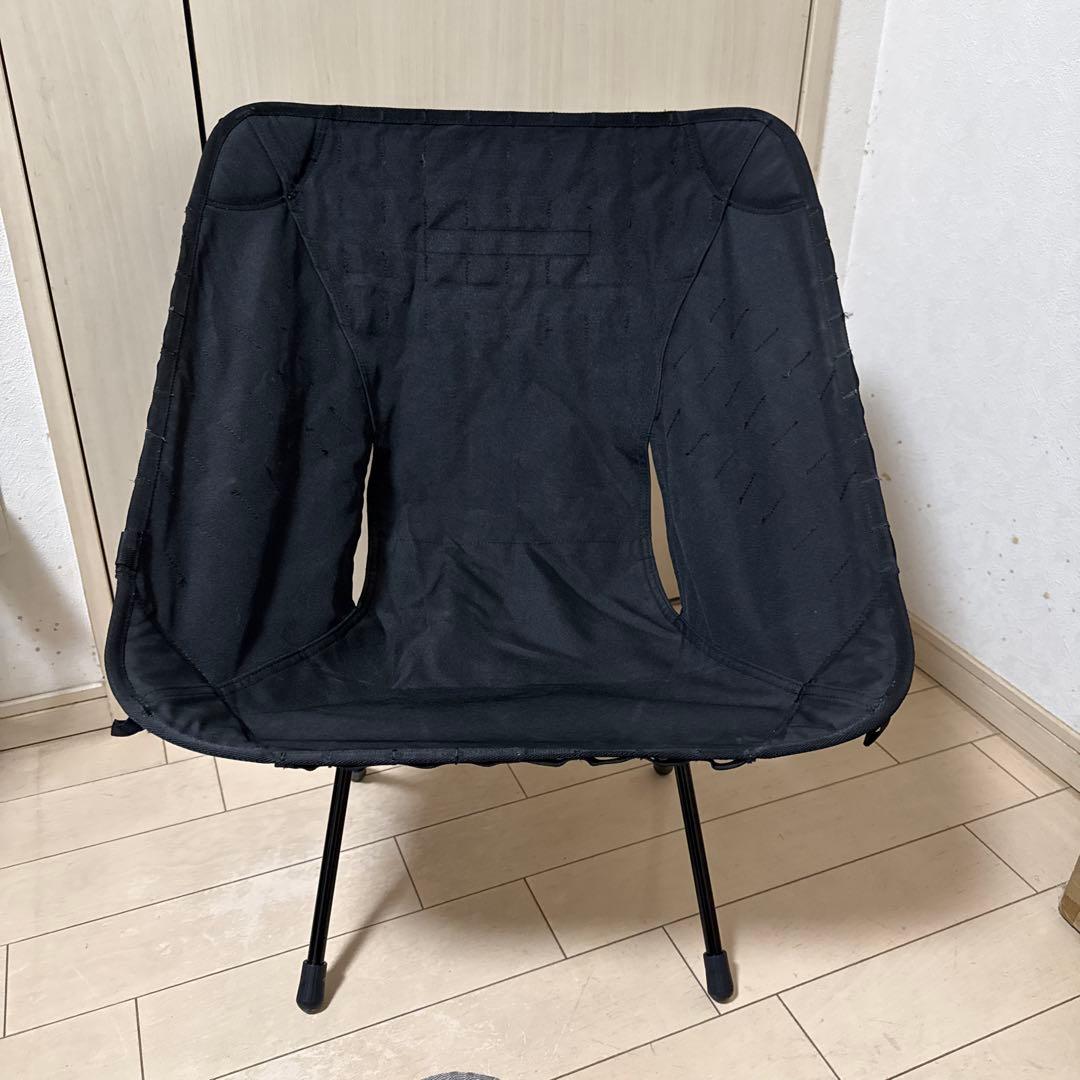 ヘリノックス　タクティカルチェア　ブラック　シートウォーマー付
