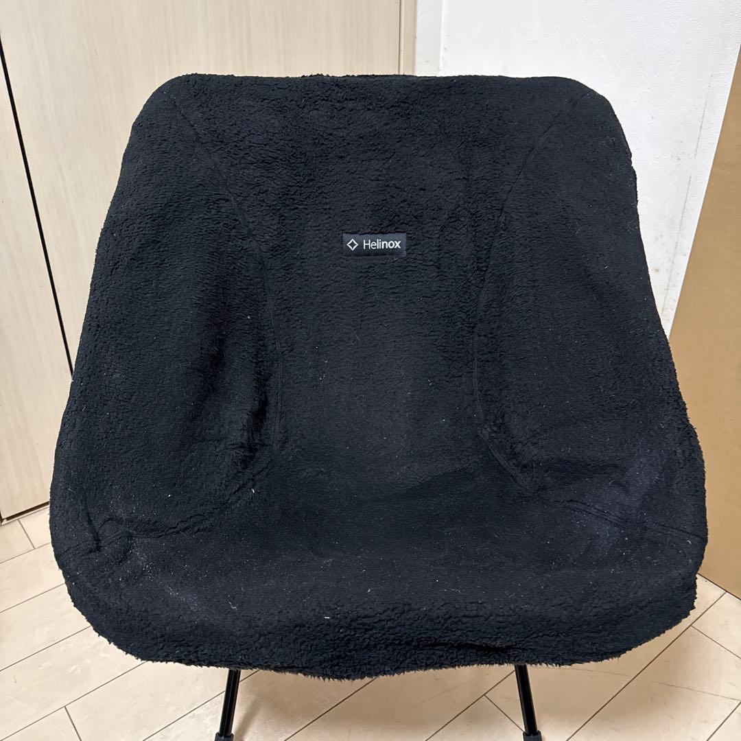 ヘリノックス　タクティカルチェア　ブラック　シートウォーマー付