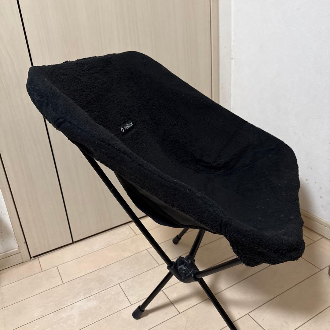 ヘリノックス　タクティカルチェア　ブラック　シートウォーマー付