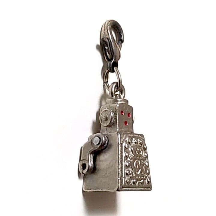 ★稀少★ブリキのおもちゃ博物館メタルロボット ストラップキーホルダー北原照久