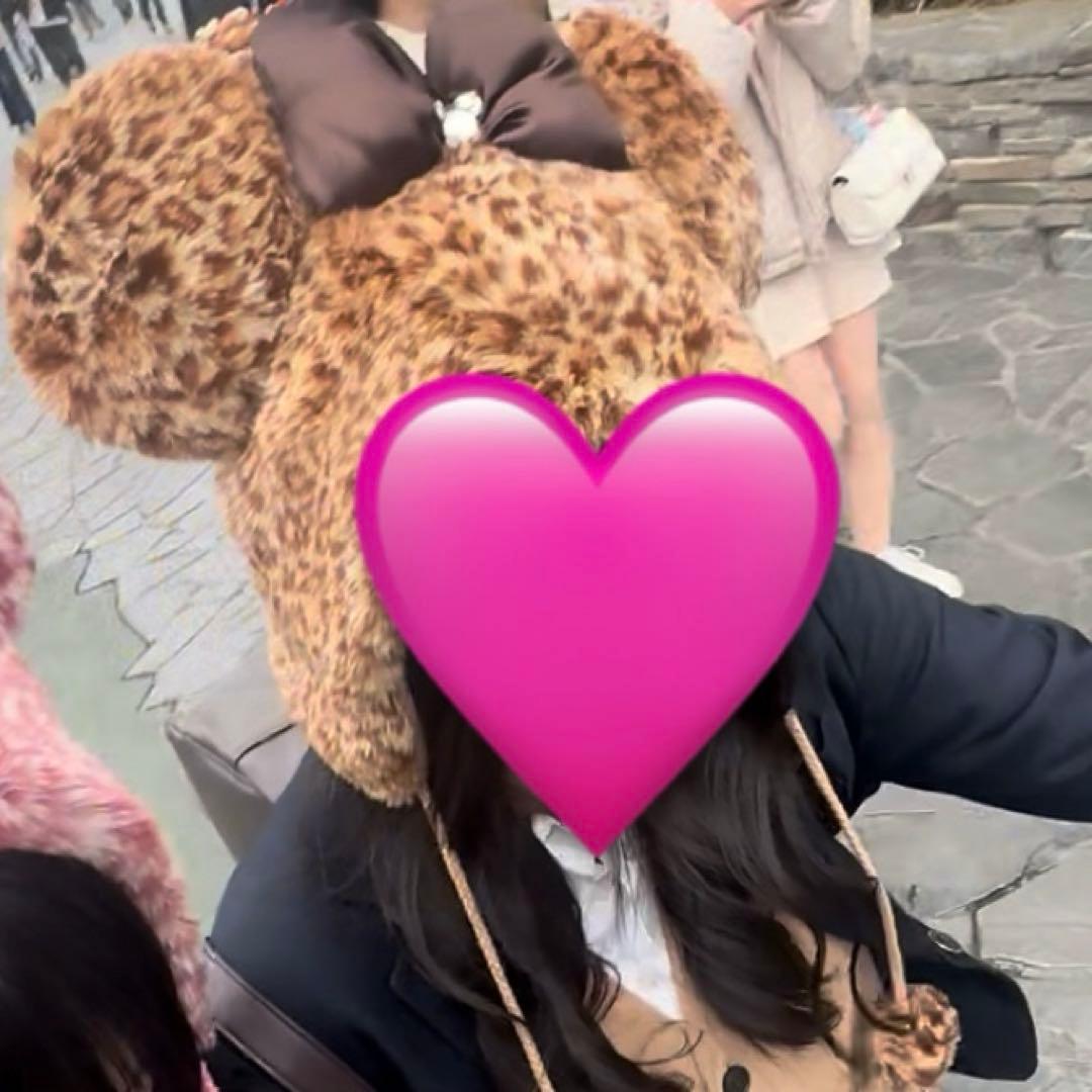 ディズニーリゾート ミッキー型ファーキャップ