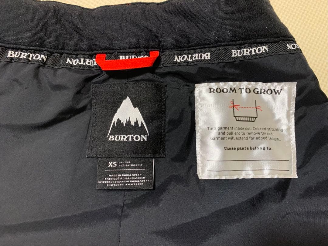 BURTON キッズウェア XS 上下セット