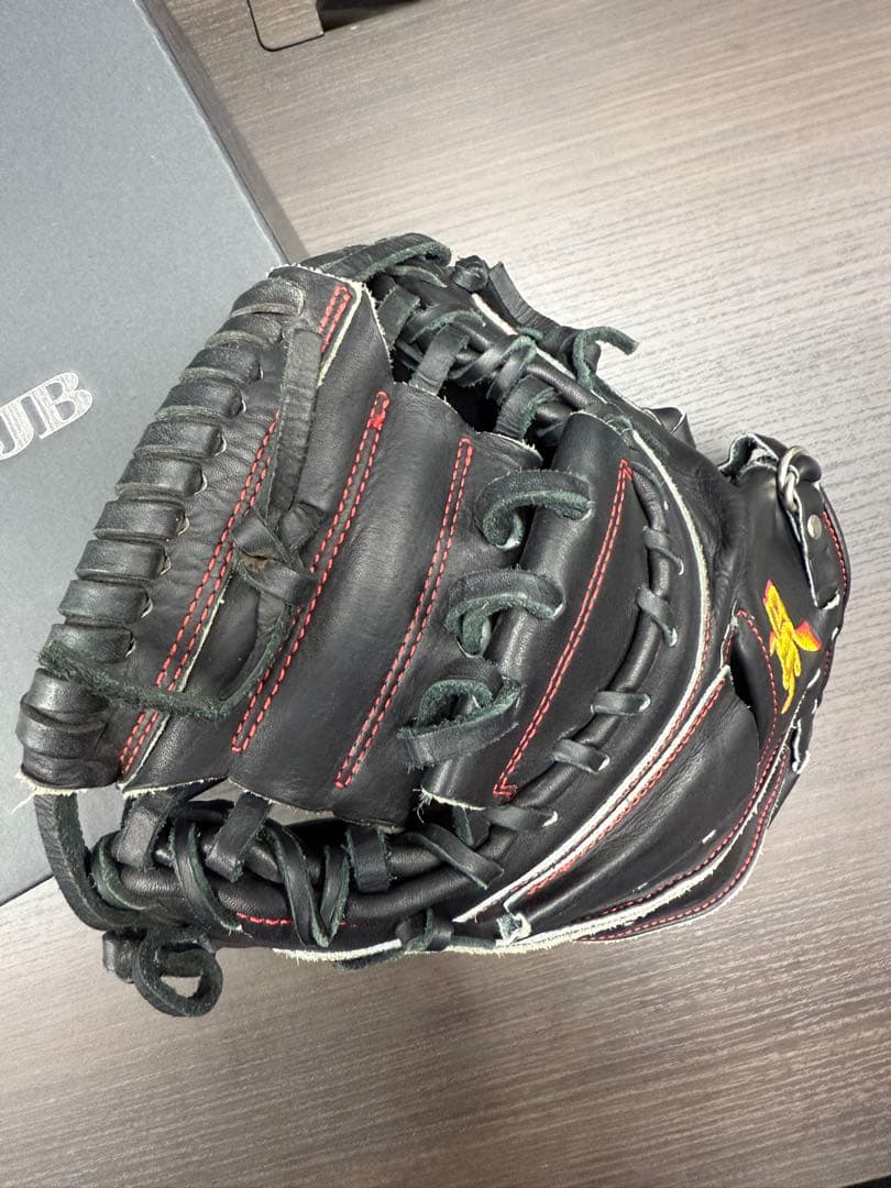 WAGYU JB 硬式グローブ 黒/赤 JB-002F
