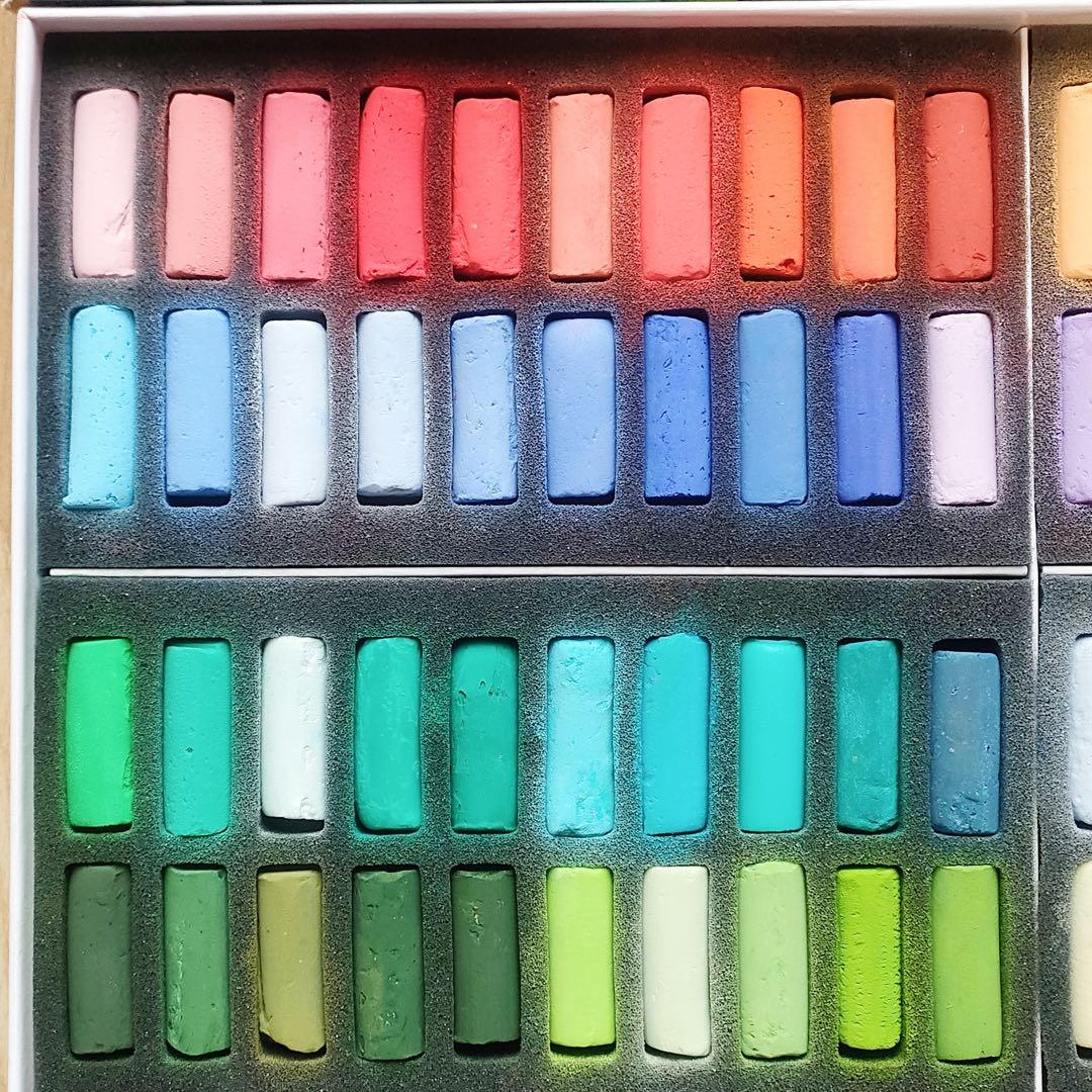 セヌリエ ソフトパステル ハーフスティック120色 セット