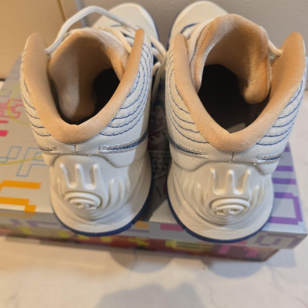 Nike バスケットボールシューズ 高トップ ホワイト/ネイビー