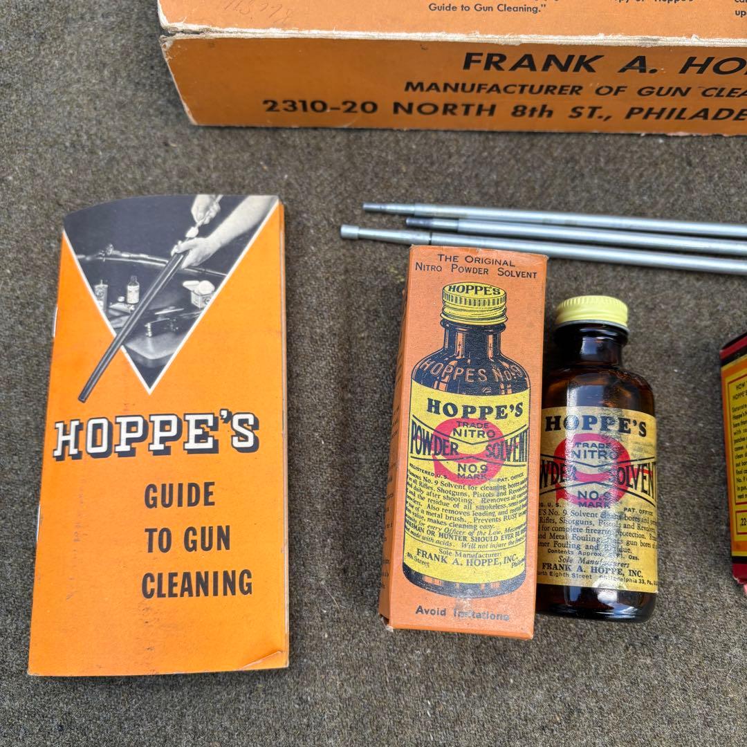 USA VINTAGE HOPPE'S GUN クリーニングセット メタルケース