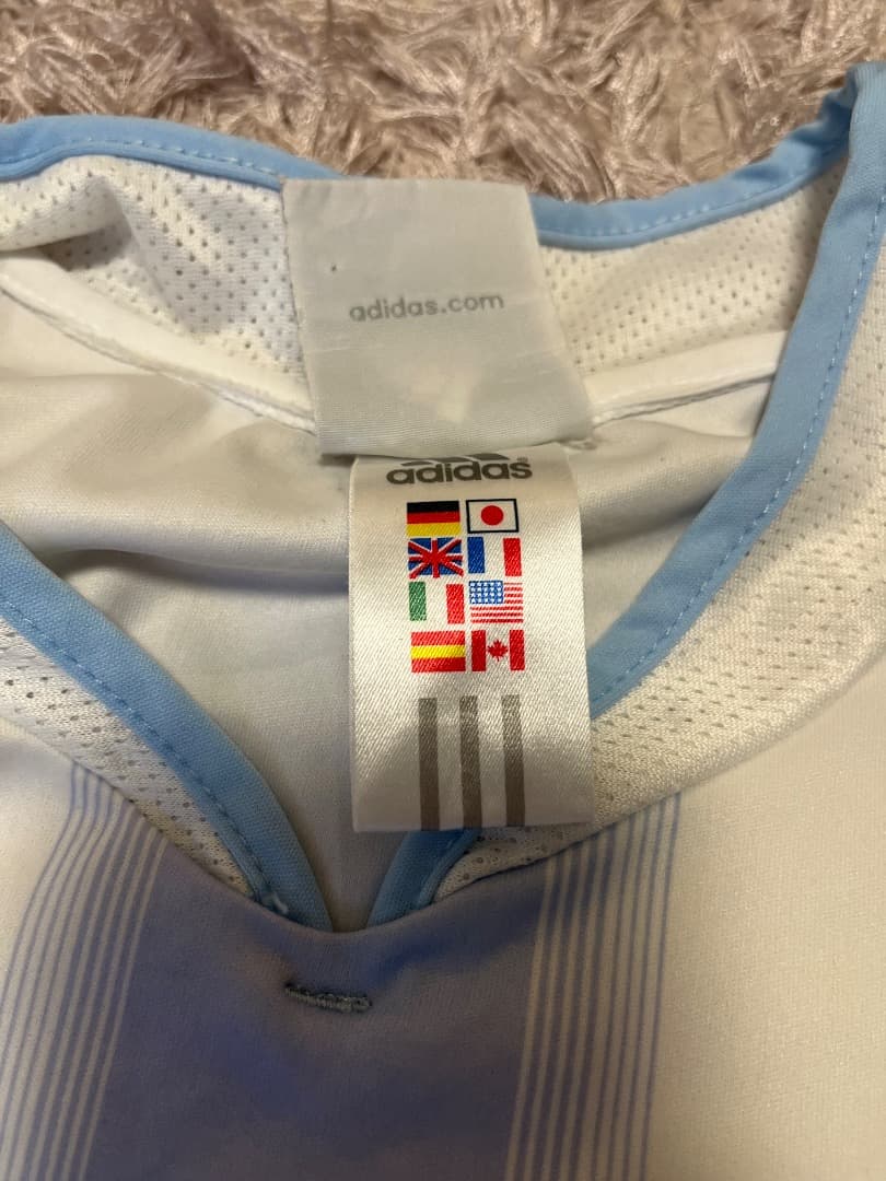 アディダス 2002年　サッカー　アルゼンチン代表 ユニフォーム　XLサイズ