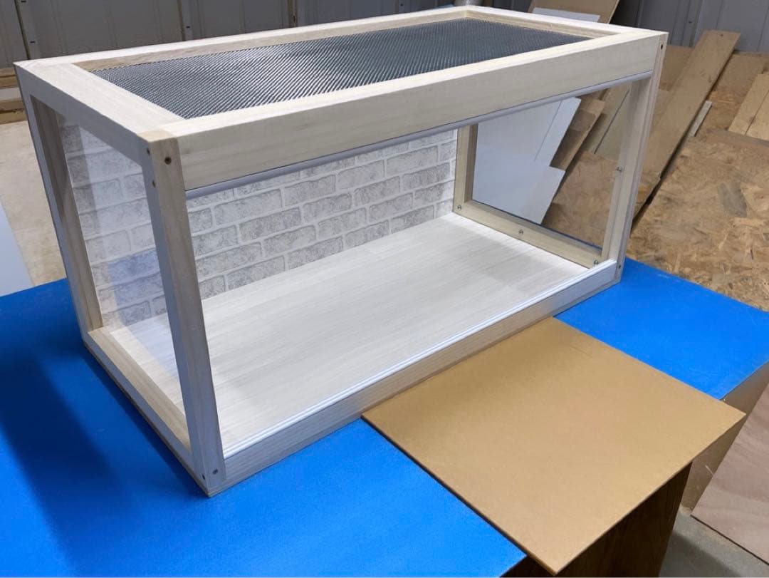 新品未使用　木製ケージ　ハリネズミ　ハムスター　小動物　カスタムベースに！