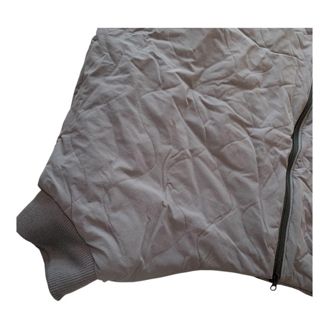 【新品】着る寝袋 キルティングモモンガ Lサイズ　グレー