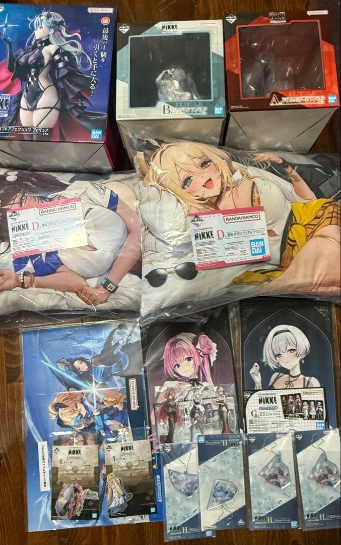 れ*ど様 一番くじ 勝利の女神 ニケ NIKKE A、B、D、ラストワン賞他下位