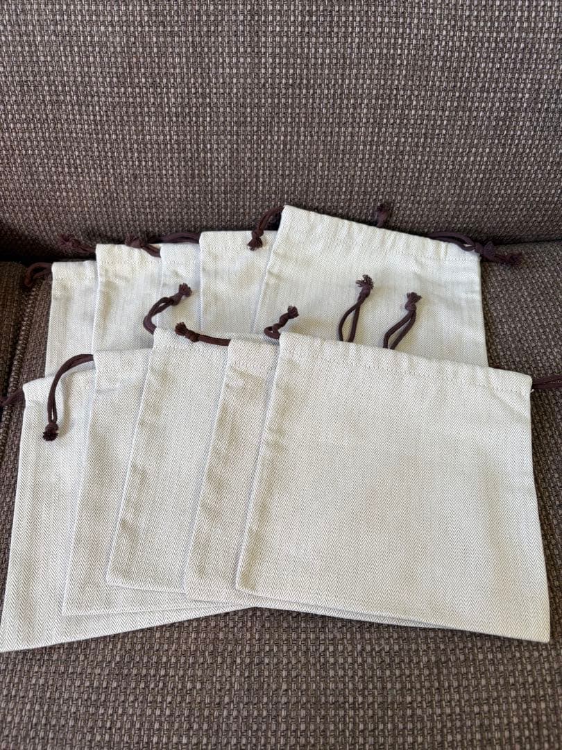 正規品美品　HERMES エルメス　巾着袋 保存袋（21x21cm）3枚セット