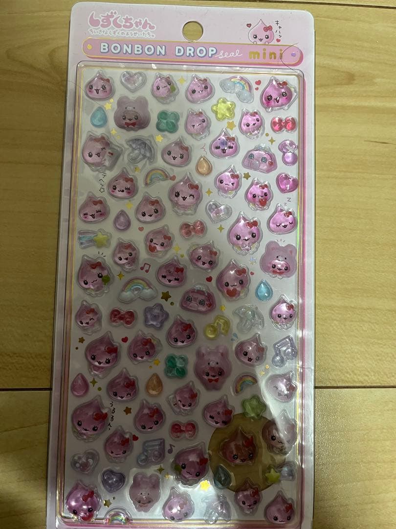 【正規品】ボンボンドロップシール ミニ サンリオ 8種 ＋しずくちゃん4種類
