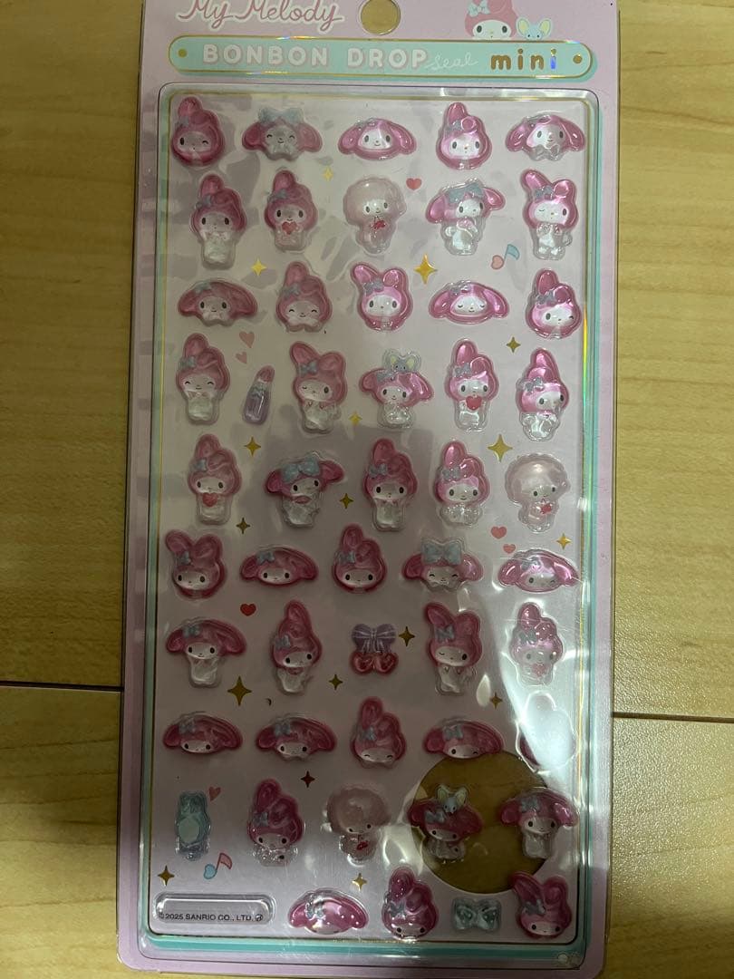 【正規品】ボンボンドロップシール ミニ サンリオ 8種 ＋しずくちゃん4種類