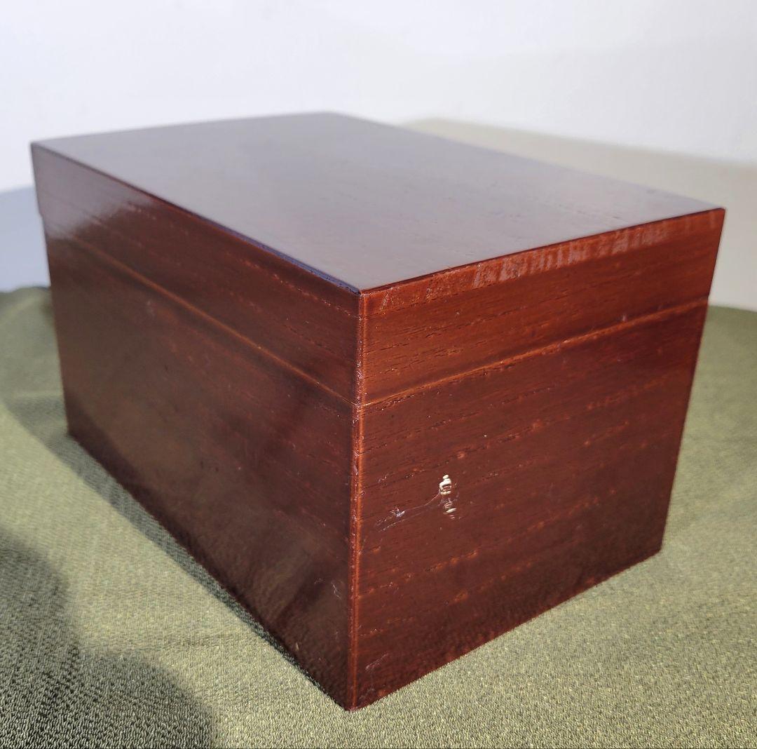 木製漆塗り　茶箱　茶道具セット