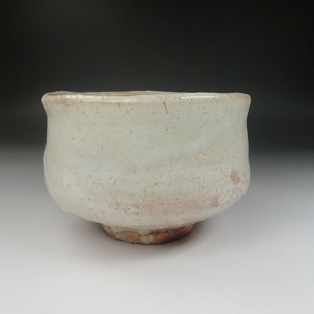 Ｔ５２８　茶碗　『萩茶碗』『天鵬山　廣瀬淡雅 造』　共箱　抹茶碗　茶道具