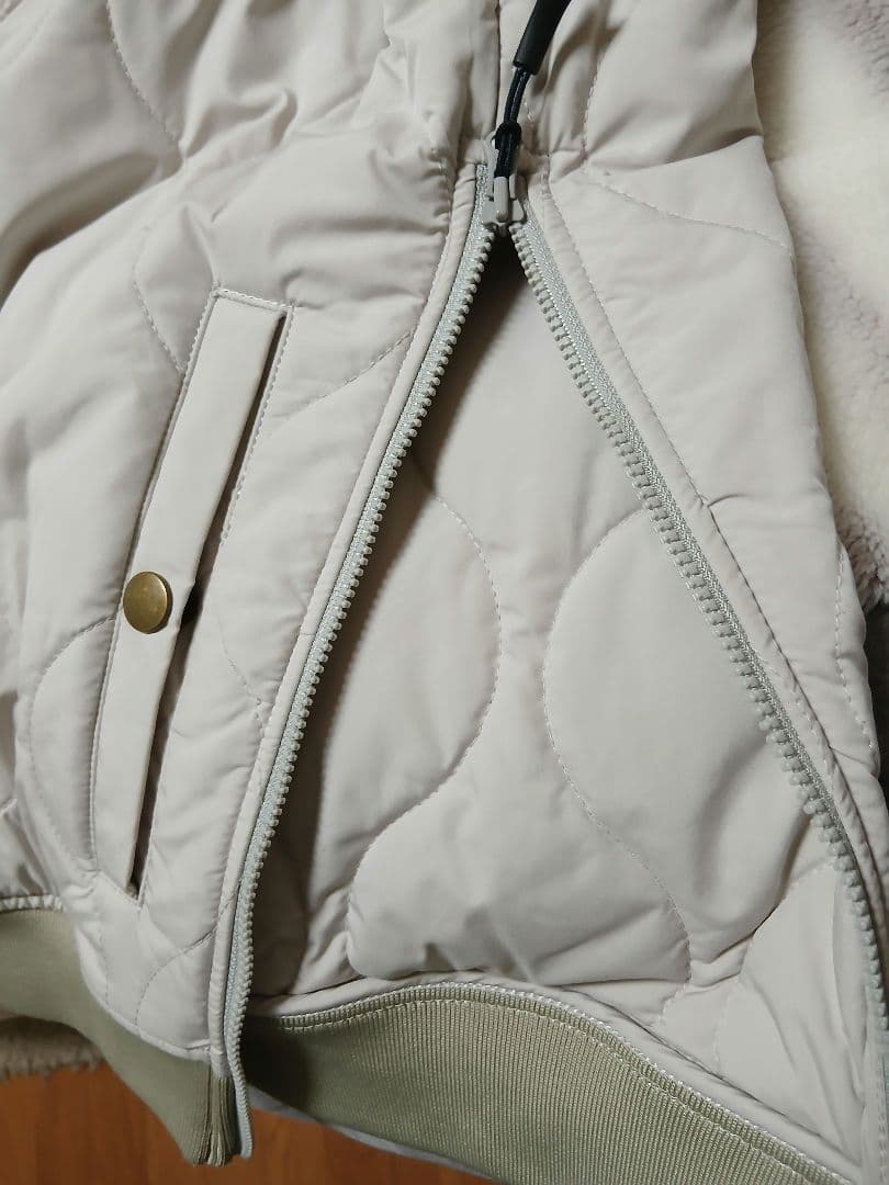 美品/UNITED ARROWS GOLF キルティングジャケット プルオーバー