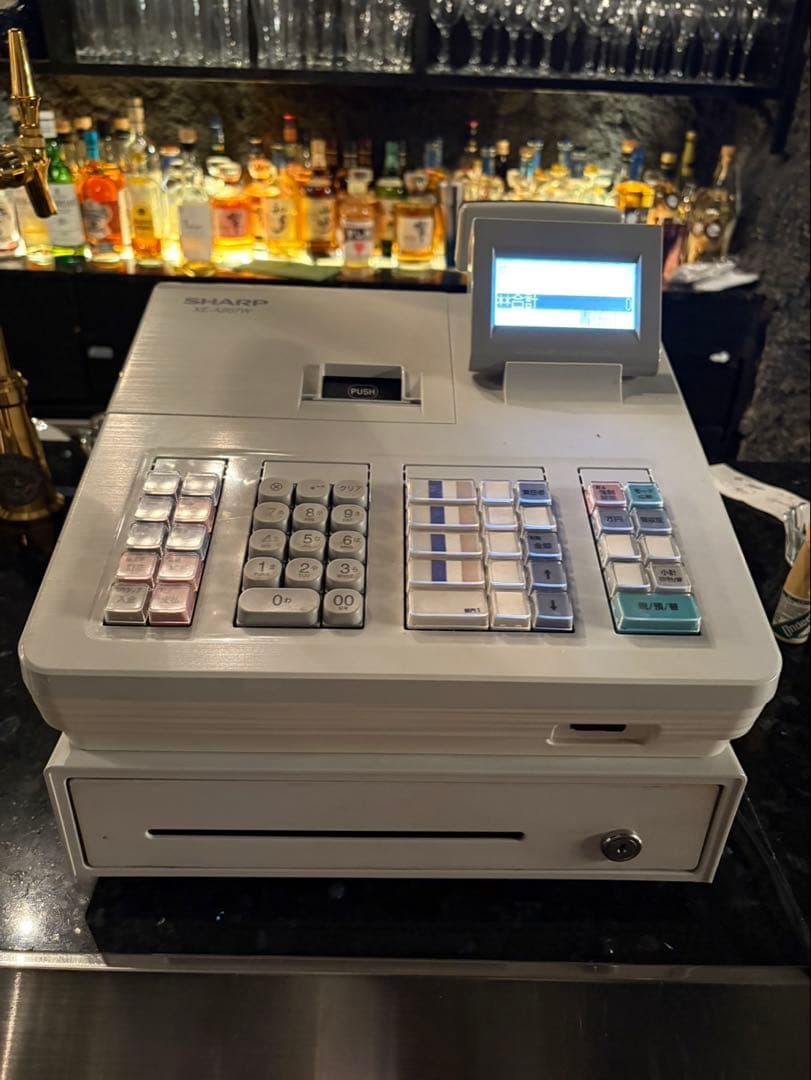 SHARP レジスター ホワイトXE-A207W