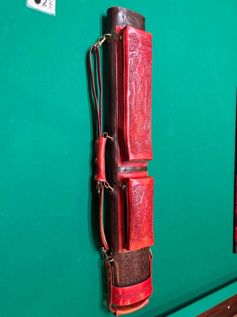 ビリヤード　キューケース　2バット4シャフト