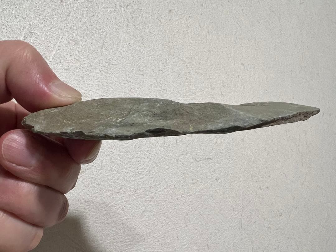 旧石器時代 打製石器 大型石斧 尖頭器 岩宿 群馬県 発掘 出土 骨董 古美術