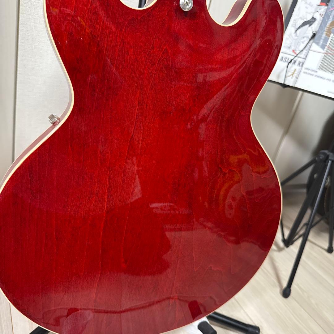Gibson ES-335 チェリーハードケース付き