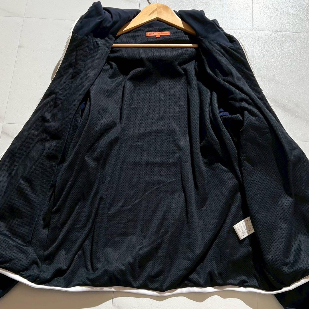 極美品✨24AW ビームスゴルフ 撥水ストレッチ フルジップフーディー ネイビー
