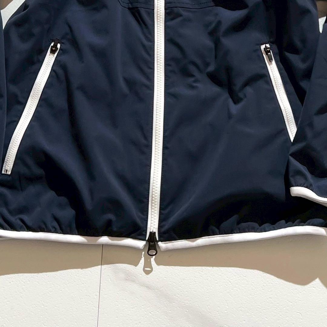極美品✨24AW ビームスゴルフ 撥水ストレッチ フルジップフーディー ネイビー