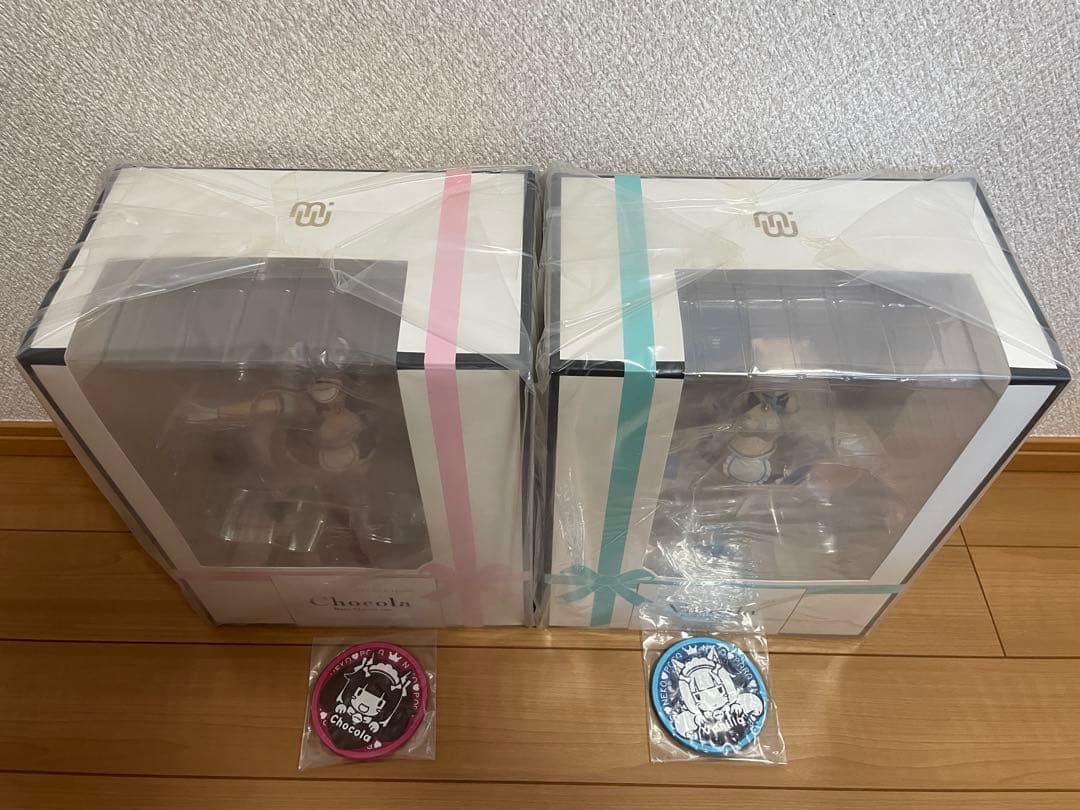 ミメヨイ製フィギュア ネコぱら ショコラ/バニラ レースクイーンver. セット