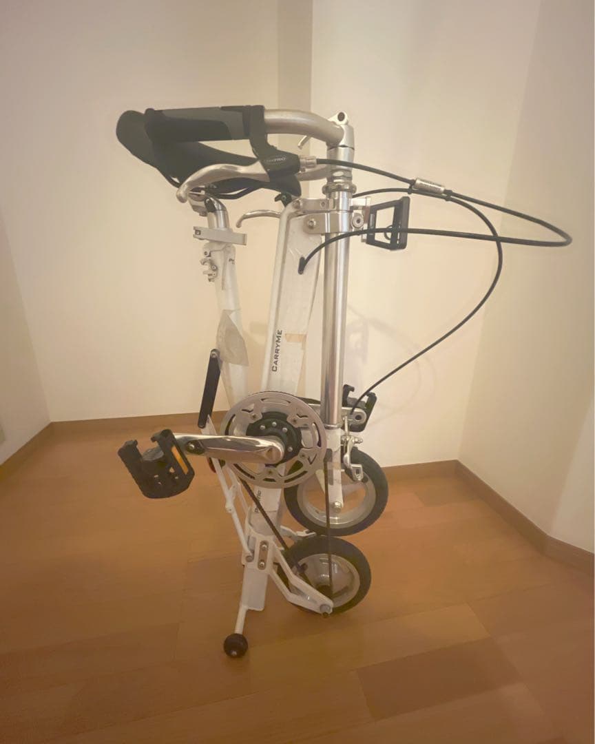 美品 CARRY ME 折りたたみ自転車 キャリーバッグ付き