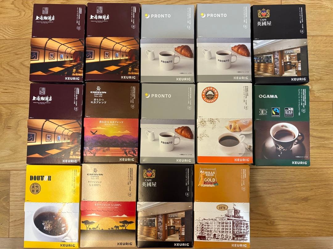 コ*バ様 キューリグ　上島珈琲店　英国屋　プロント