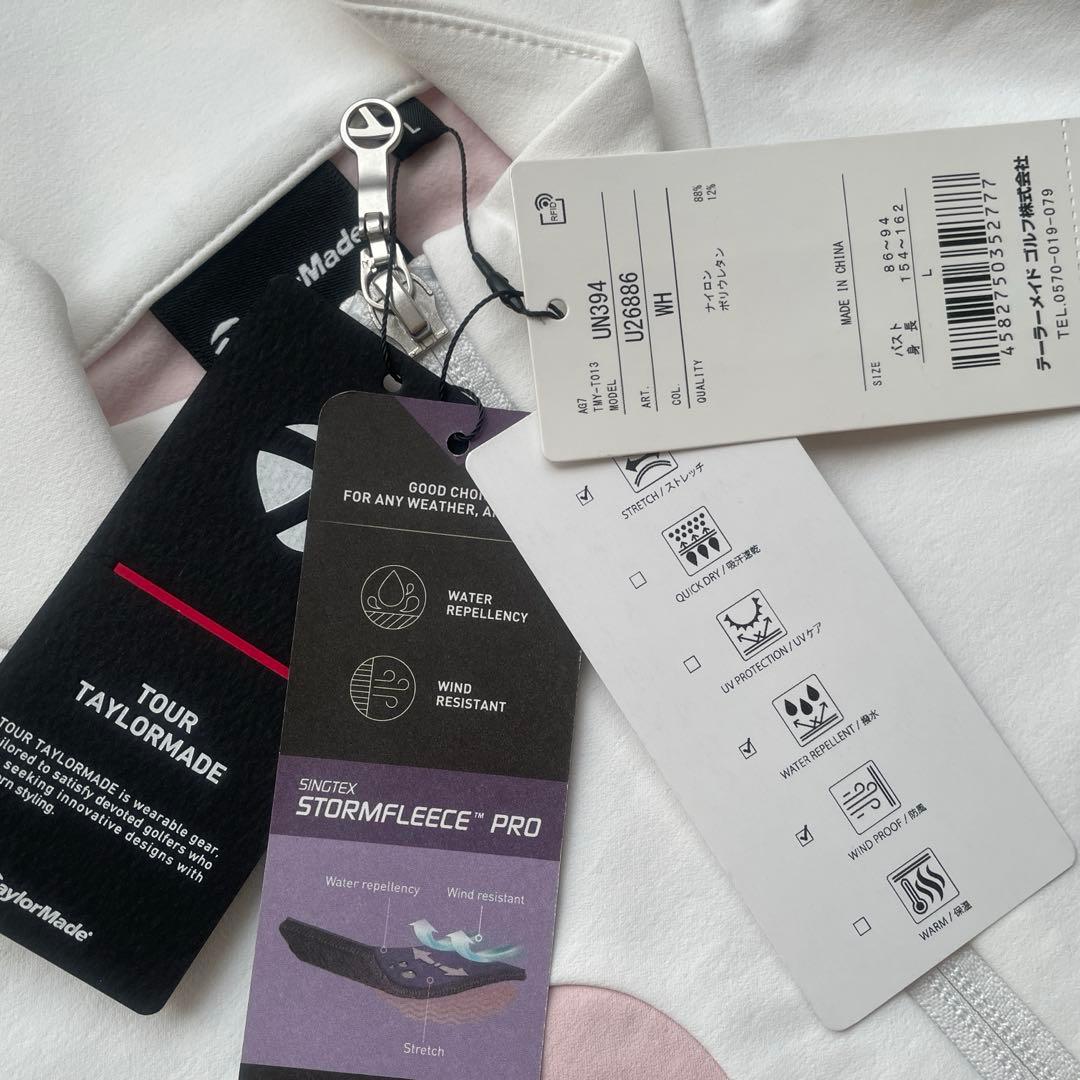 Taylor Made ツアーテーラーメイド　ジップアップジャケット　ピンク　L