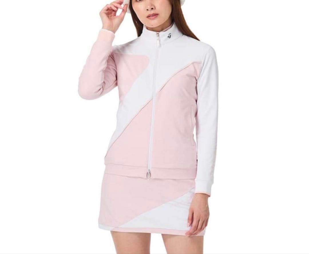 Taylor Made ツアーテーラーメイド　ジップアップジャケット　ピンク　L