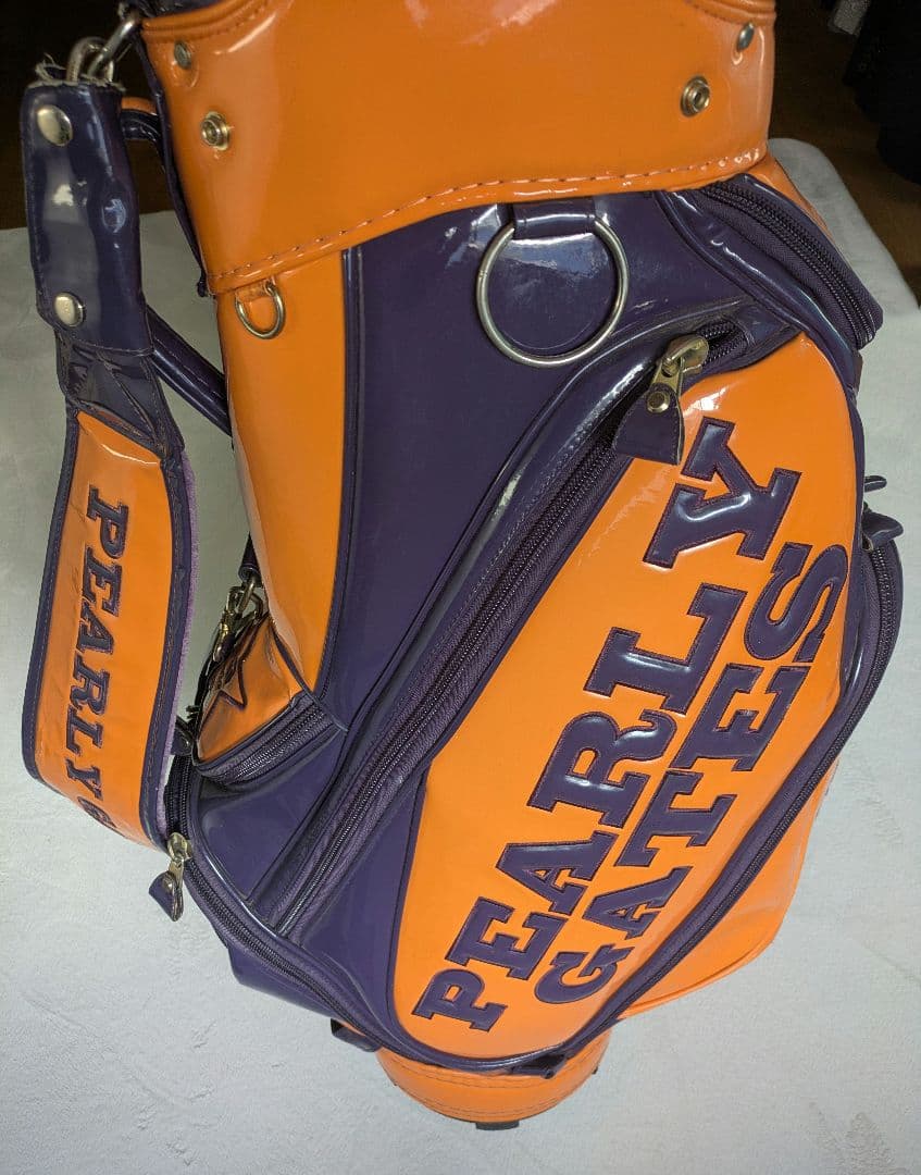 パーリーゲイツキャディーバック　（オレンジ色）