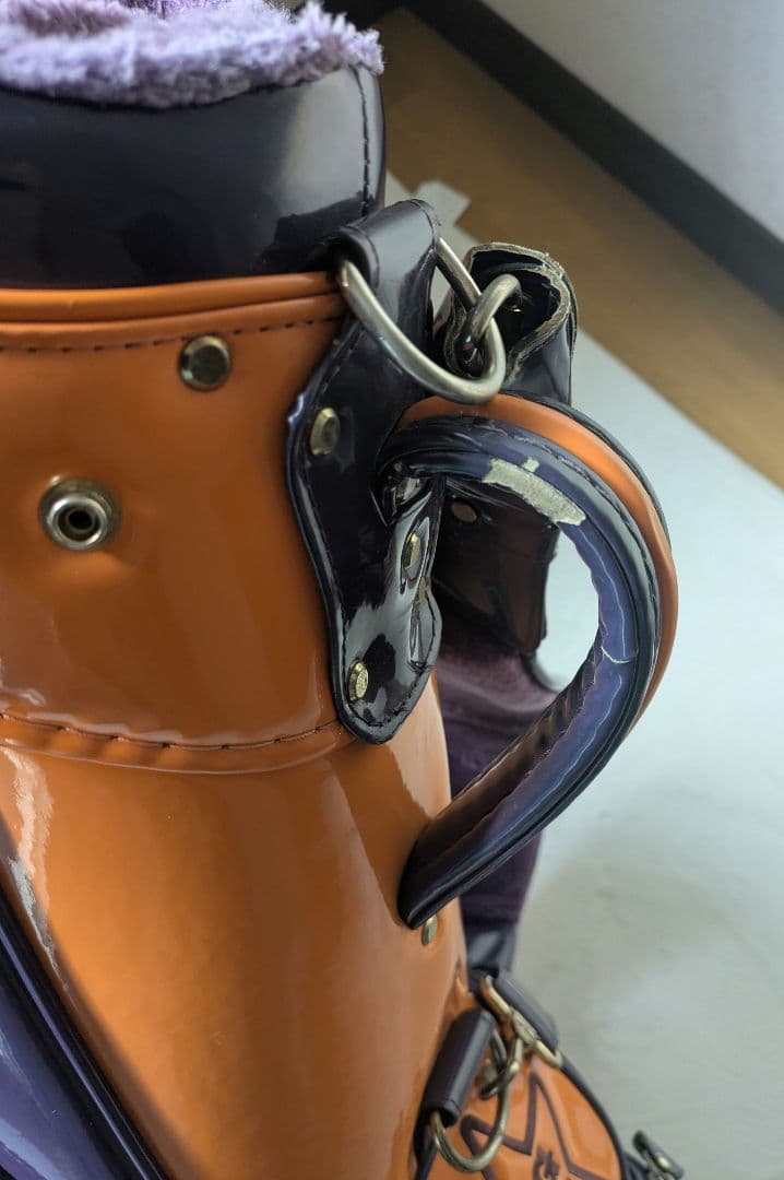 パーリーゲイツキャディーバック　（オレンジ色）